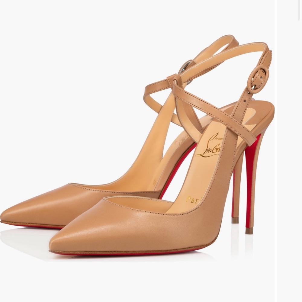 BRAND NEW Christian Louboutin 
Jenlove Ankle Strap Pointed Toe Pump
IN BOX
